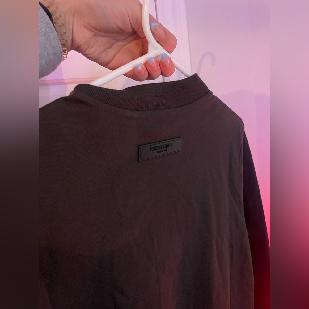 ESSENTIALS: KIDS FLEECE CREWNECK DRESS - Picture 8 of 8